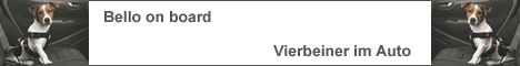 Bello on board � Vierbeiner im Auto