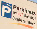 Parken am ICE-Bahnhof