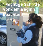 Vor dem Start Ihres persnlichen Handyparkens beachten Sie bitte diese vier Schritte: Hier Klicken!