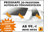 3D-Passform AutoglasFolien