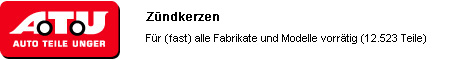 Riesengro�e Z�ndkerzenauswahl bei A.T.U.